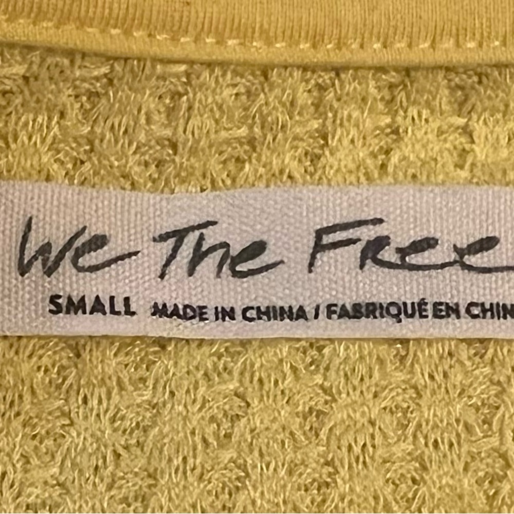 WE THE FREE YELLOW TOP (SMALL) - Picture 7 of 7